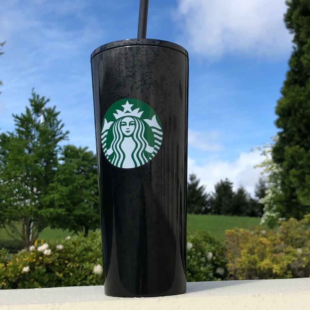 🖤Starbucks Black Marble Stainless Steel Tumbler - Picture 2 of 3